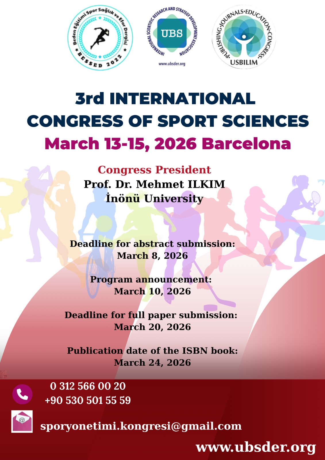 ULUSLARARASI 3. SPOR BİLİMLERİ KONGRESİ
