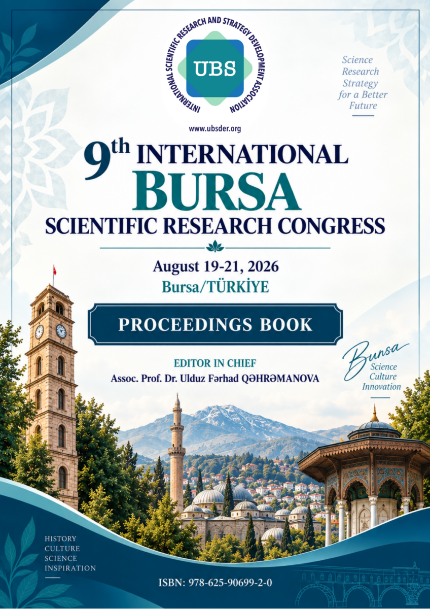 9. BURSA BİLİMSEL ARAŞTIRMALAR KONGRESİ KİTABI